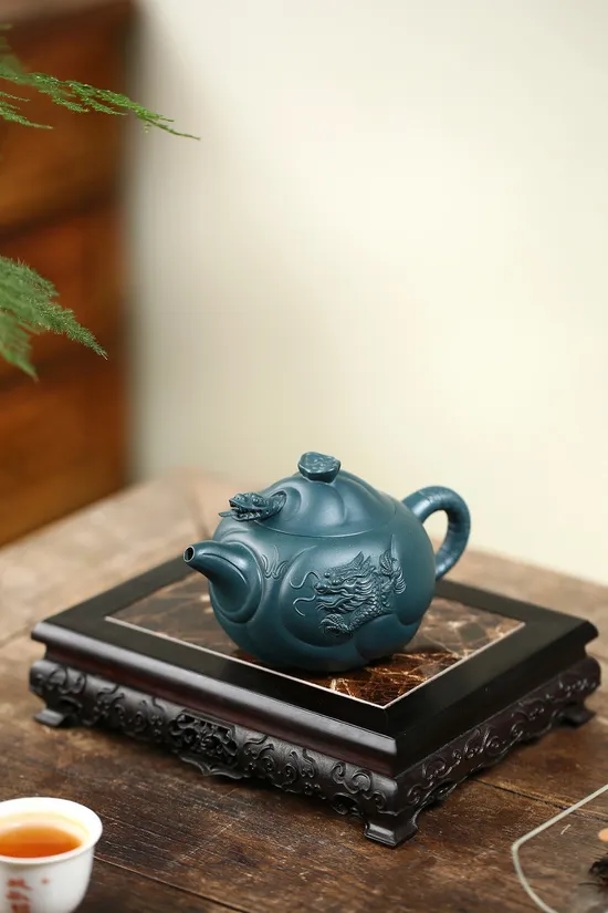 Zisha Teapots: Fish Turning into Dragon | Jiang Yaping; 7