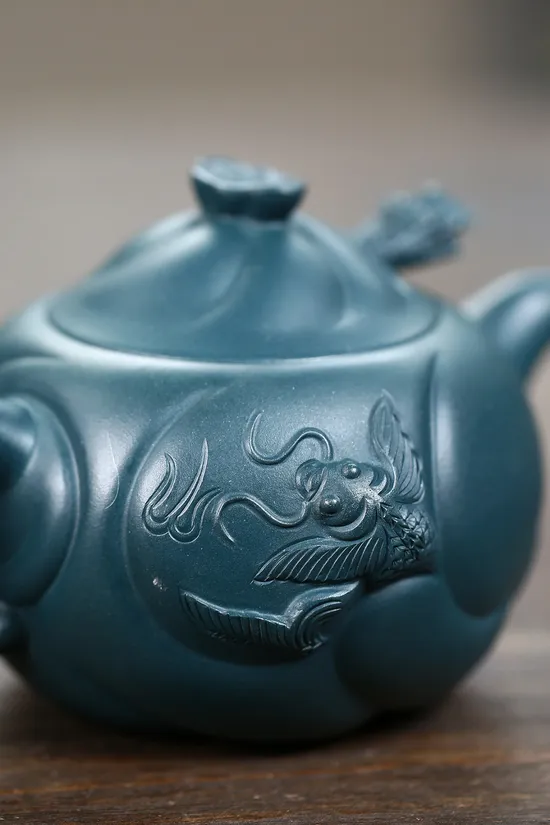 Zisha Teapots: Fish Turning into Dragon | Jiang Yaping; 9