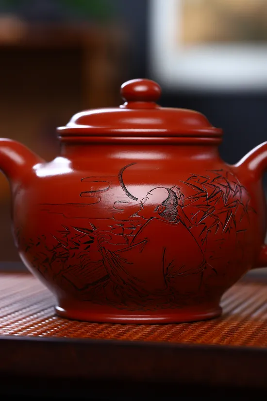 Yixing Zisha Duo Zhi Teapot - Collectible Masterpiece 9