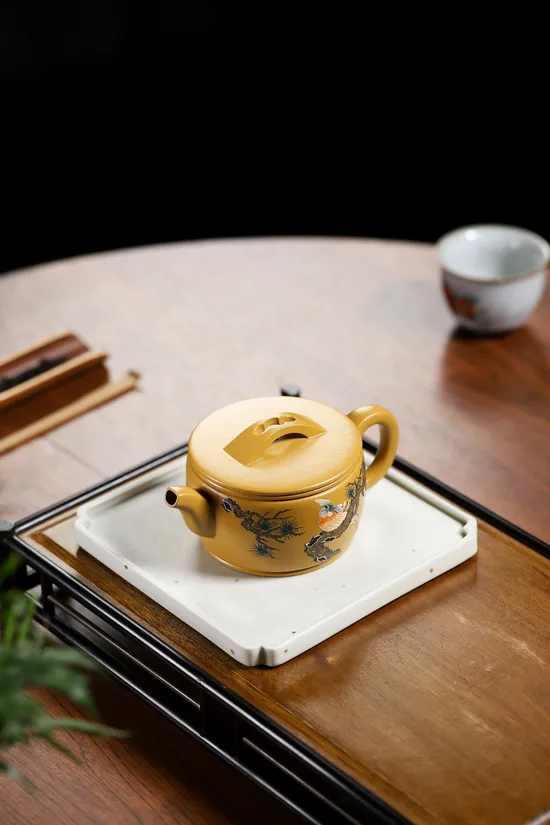 Zisha Teapots: Hanwa | Yang Junbao | huangjin zhuni 3