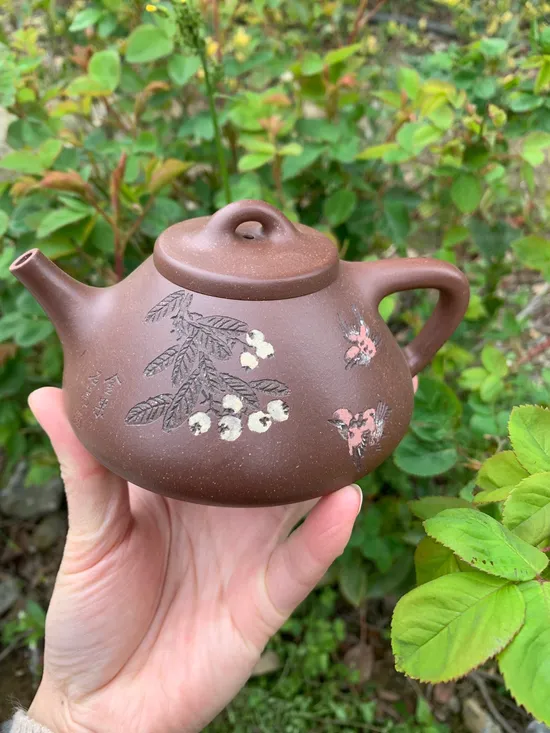 Collectible Yixing Clay Teapot | Fang Qinhua Handcrafted Zisha Art 2