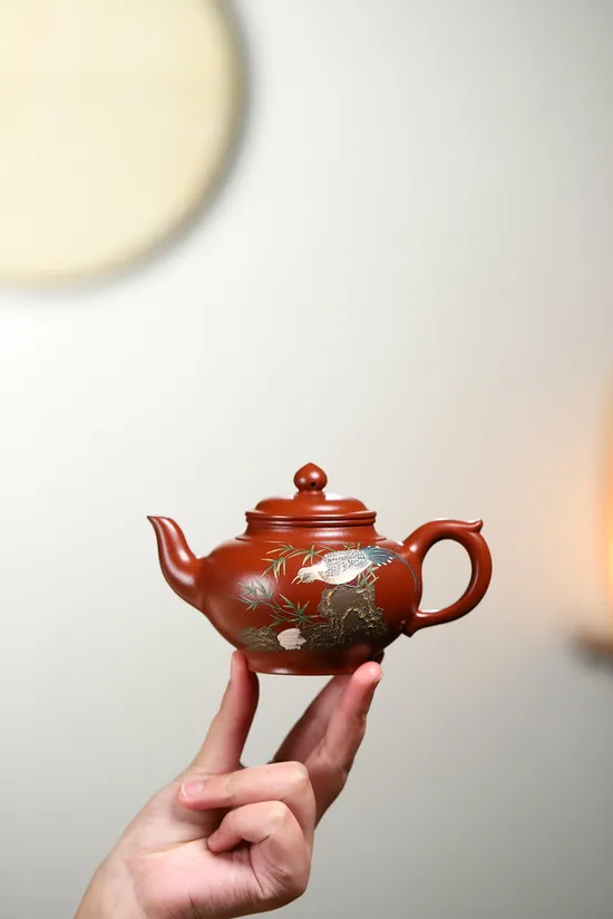 Yixing Zisha Teapot | Handcrafted Red Clay Teapot by Master Yang Peng 5