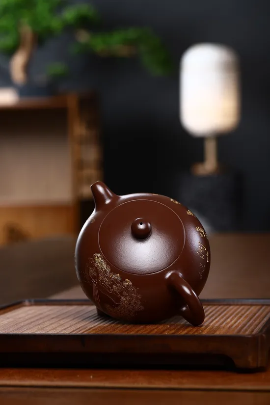 Premium Yixing Clay Teapot: Master Zhou Xinyuan’s Collectible Artwork 6