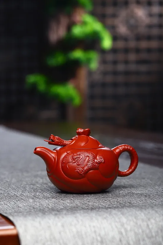 Yixing Zisha Teapot: Dragon Fish Artisan Craft | 200cc Clay Pot 6