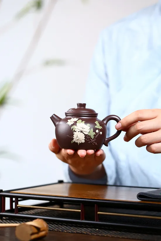 Premium Yixing Clay Teapot Handcrafted Artisan Ceramic Teaware 6