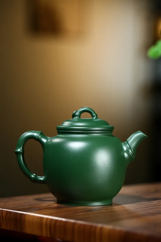 Premium Yixing Zisha Teapot: Rose Bamboo Design, Handcrafted Artistry 8