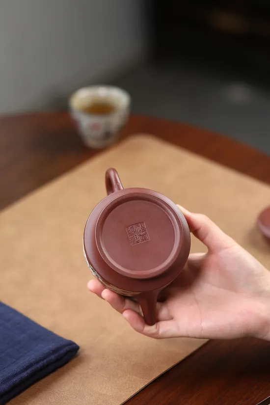 Yixing Clay Teapot Masterpiece - Shi Futang Handcrafted Zisha Art 2