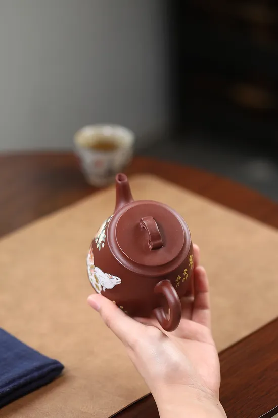 Yixing Clay Teapot Masterpiece - Shi Futang Handcrafted Zisha Art 5