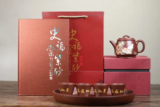 Yixing Clay Teapot Masterpiece - Shi Futang Handcrafted Zisha Art 8