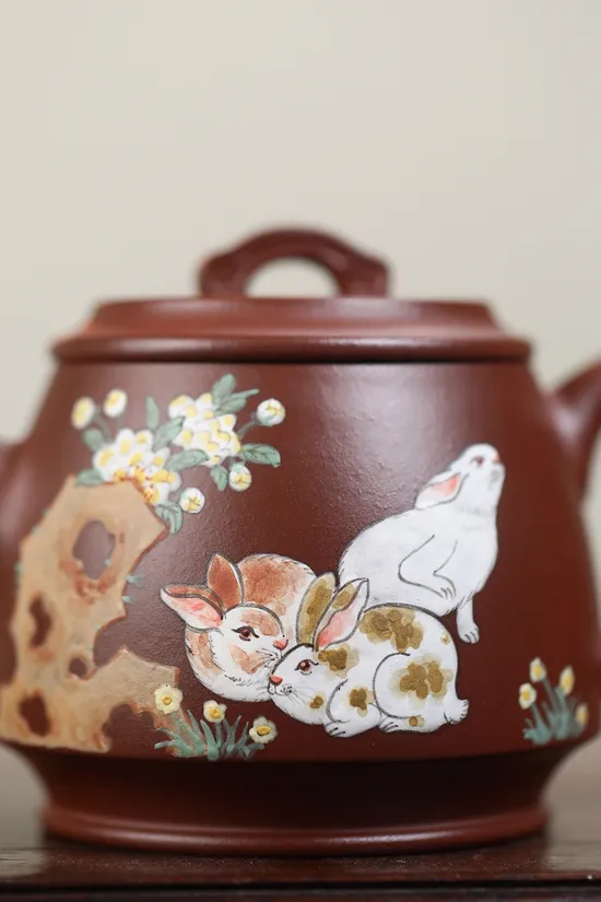 Yixing Clay Teapot Masterpiece - Shi Futang Handcrafted Zisha Art 9