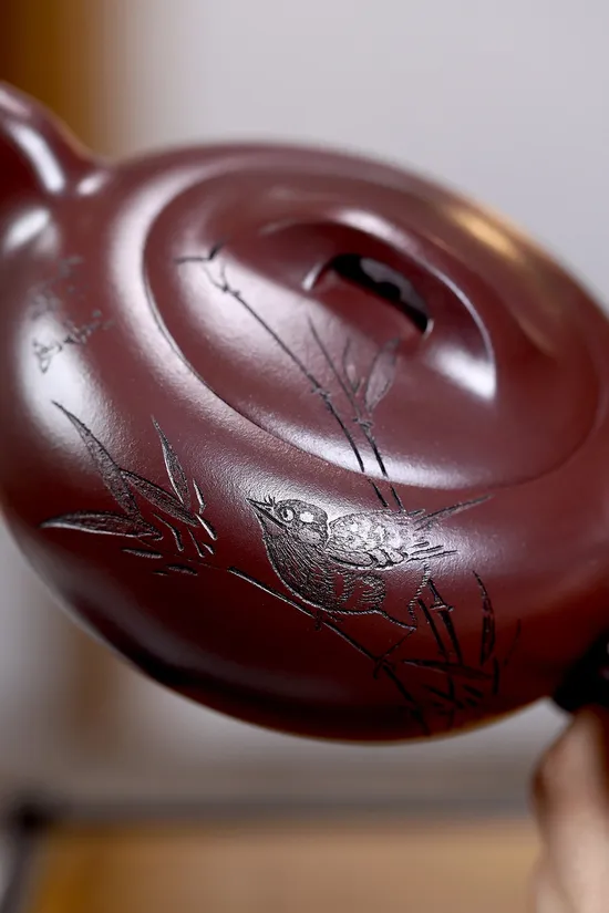 Premium Yixing Zisha Teapot | Master-crafted Collectible Artisan Pottery 9