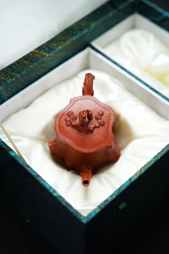 Yixing Clay Teapot | Handcrafted Song Zhuang 220cc Zisha Pot 3