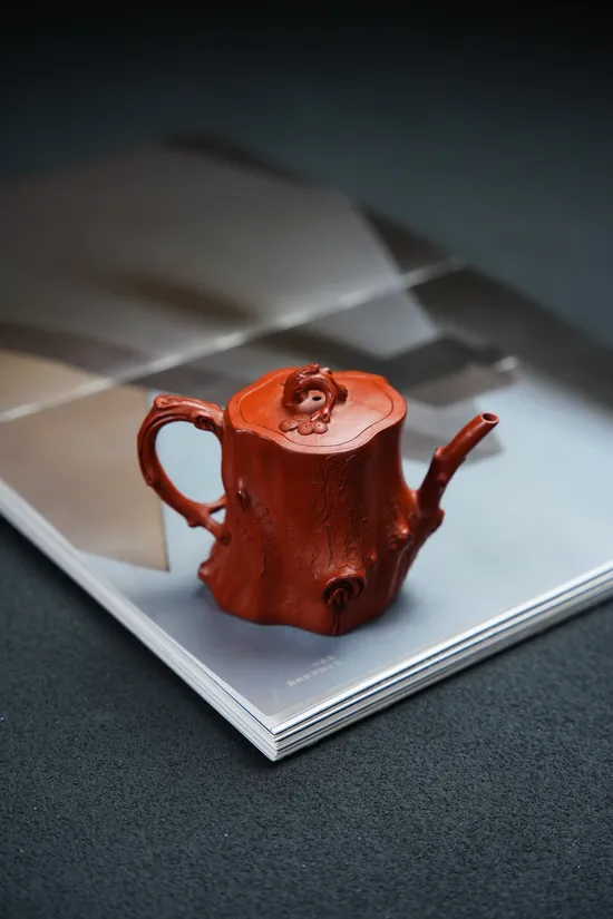 Yixing Clay Teapot | Handcrafted Song Zhuang 220cc Zisha Pot 5