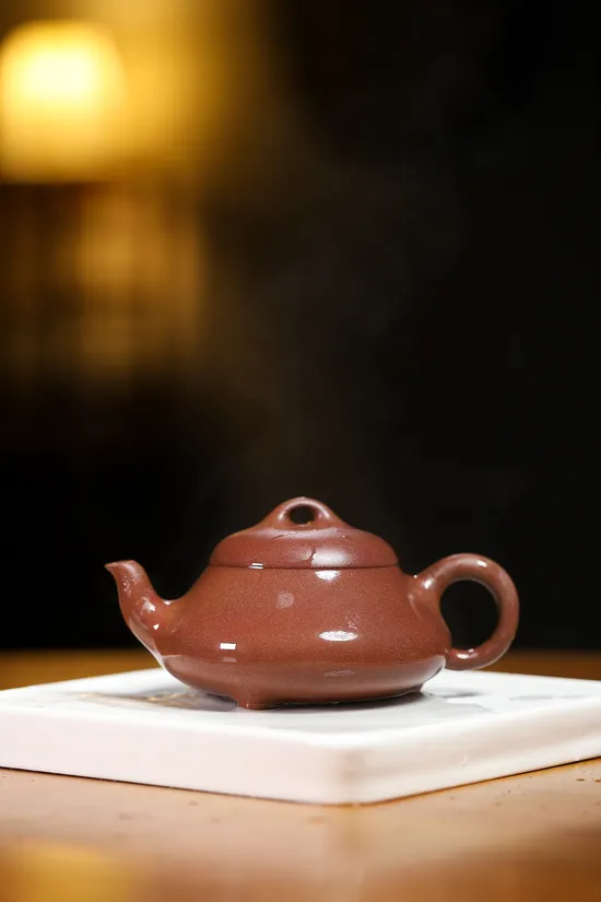 Yixing Zisha Teapot - Premium Peach Blossom Clay Handcrafted Ceramics 5