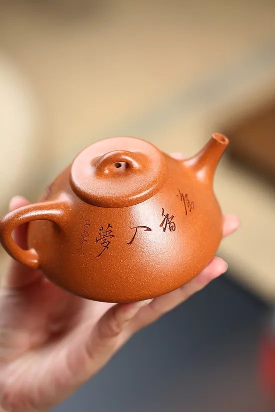 Ziye Stone Ladle Yixing Clay Teapot - Premium Handcrafted Zisha Art 2