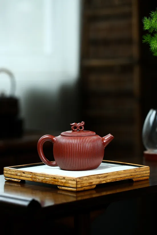 Yixing Zisha Teapot - Master-Crafted Dragon Clay Artisan Collectible 7