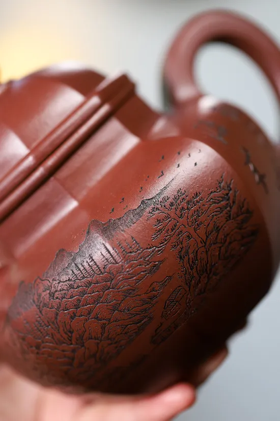 Premium Yixing Zisha Teapot Masterpiece by Zhou Xinyuan | Collectible Clay Art 3