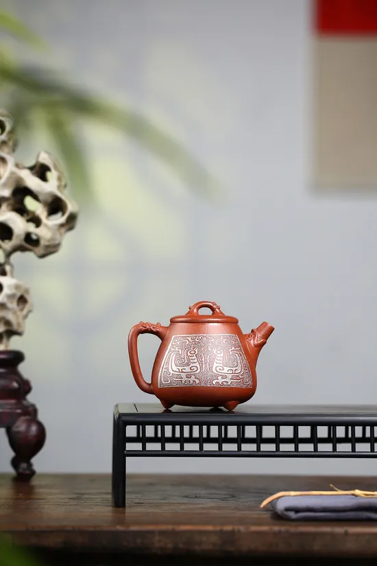 Premium Yixing Zisha Clay Teapot | Handcrafted Dragon Design | Artisan Ceramics 2