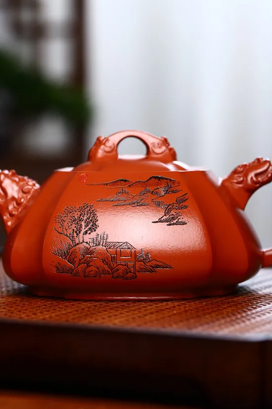 Longyu Shipiao Yixing Teapot | Handcrafted by Sun Meiya | Zisha Clay Art 2