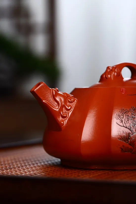 Longyu Shipiao Yixing Teapot | Handcrafted by Sun Meiya | Zisha Clay Art 3