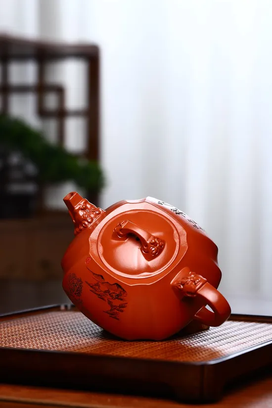 Longyu Shipiao Yixing Teapot | Handcrafted by Sun Meiya | Zisha Clay Art 7