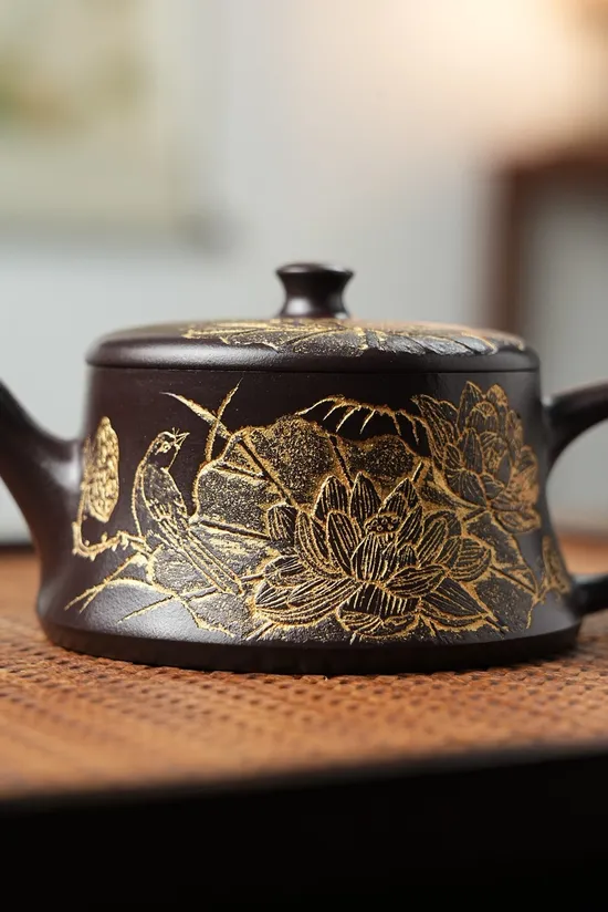 Premium Yixing Zisha Clay Teapot | Handcrafted Rare Violet Clay Artistry 2