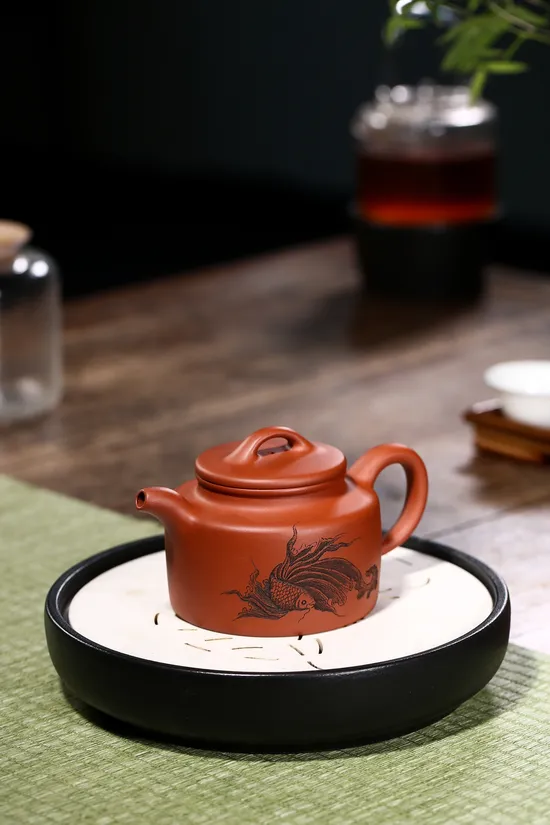 Handcrafted Yixing Zisha Teapot - Artisan Zhu Chenyang Collection 5