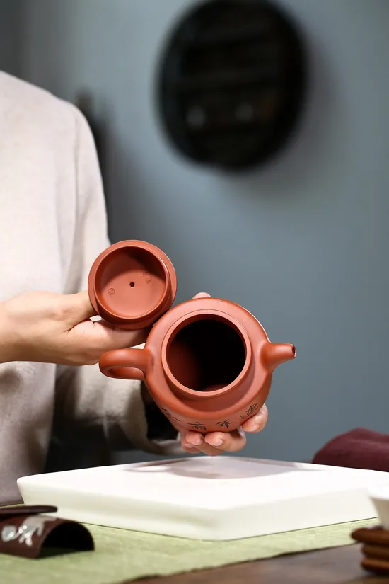 Handcrafted Yixing Zisha Teapot - Artisan Zhu Chenyang Collection 7