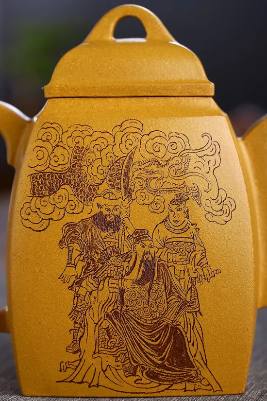 Premium Yixing Zisha Teapot Handcrafted Artisan Collectible 8