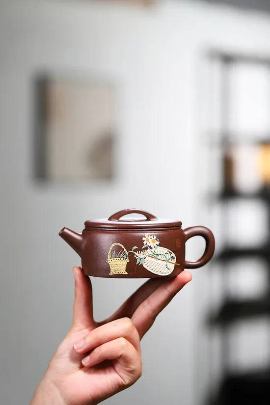 Premium Yixing Clay Teapot | Handcrafted Collectible Artisan Pottery 4