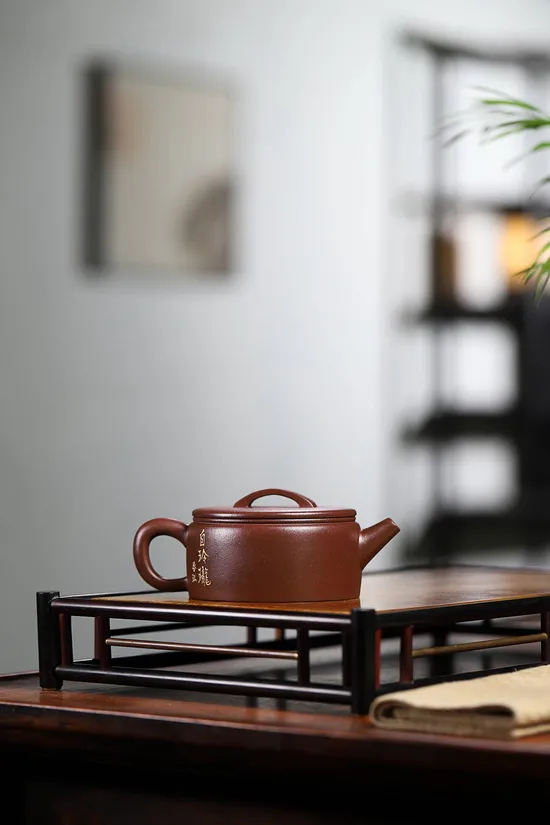 Premium Yixing Clay Teapot | Handcrafted Collectible Artisan Pottery 7