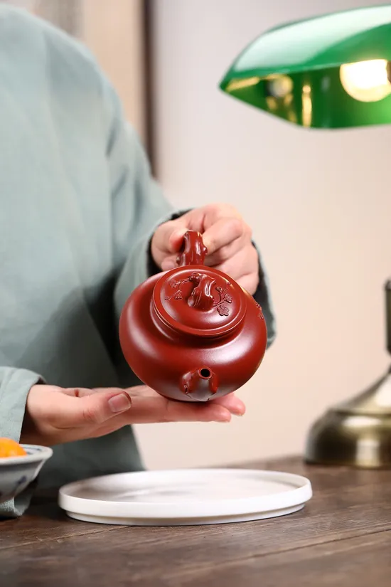 Authentic Yixing Zisha Teapot - Mei Bao Chun 50cc, Handcrafted 5