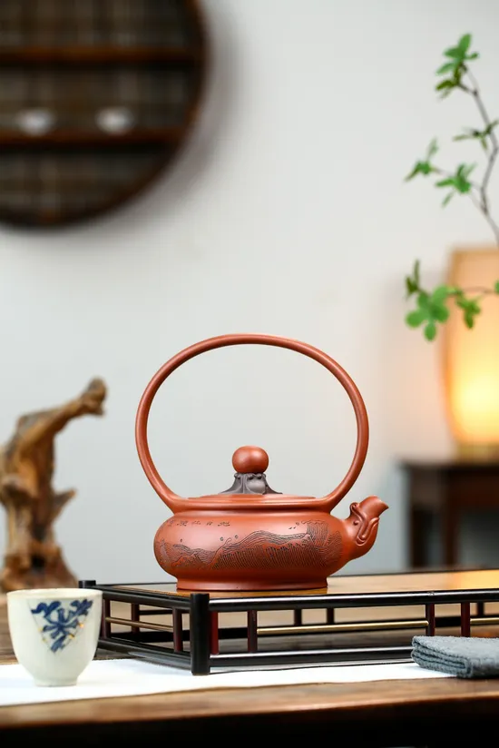 Premium Yixing Zisha Teapot: Handcrafted Artistry by Master Gao Jianzhong 7