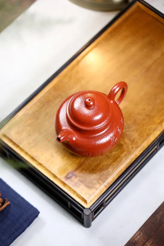 Handcrafted Yixing Clay Teapot – Collector’s Artisan Duo Qiu Design 4