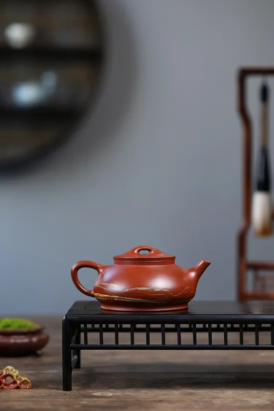 Zisha Teapots: Twisted Clay Stone Dipper | Yu Hua Bao 5