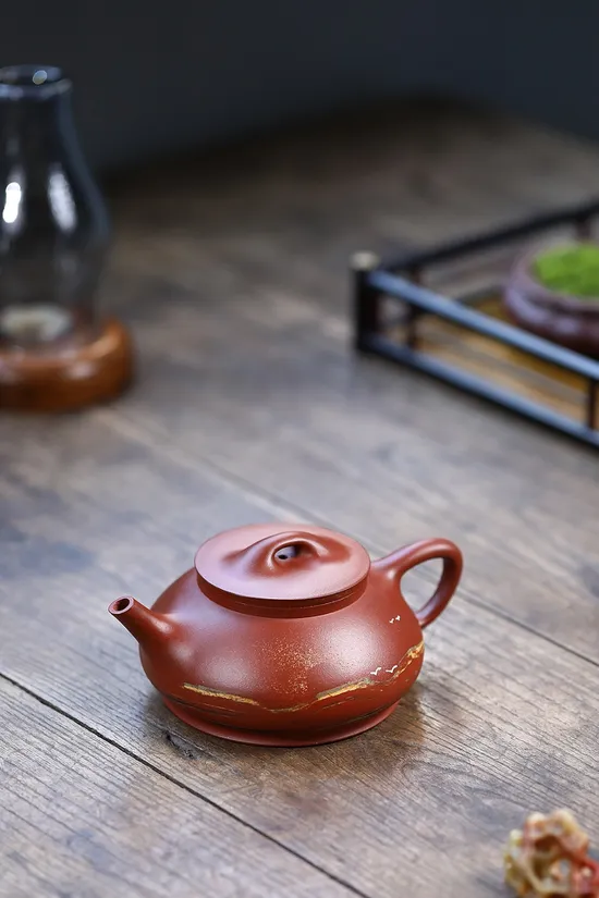 Zisha Teapots: Twisted Clay Stone Dipper | Yu Hua Bao 6