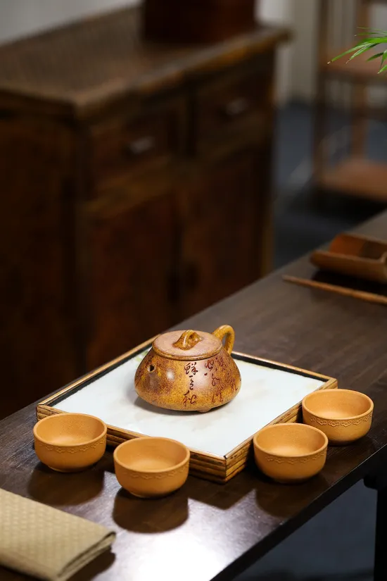 Authentic Yixing Zisha Teapot | Handcrafted Purple Clay Teapot 9