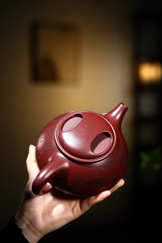 Zisha Teapots: Ox Lid Shi Piao | Longxue sand clay 4
