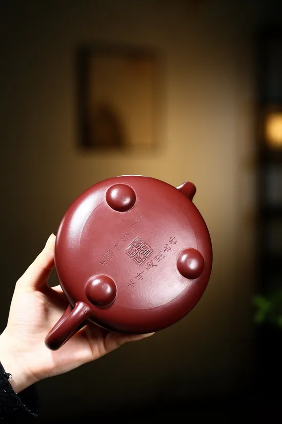 Zisha Teapots: Ox Lid Shi Piao | Longxue sand clay 5