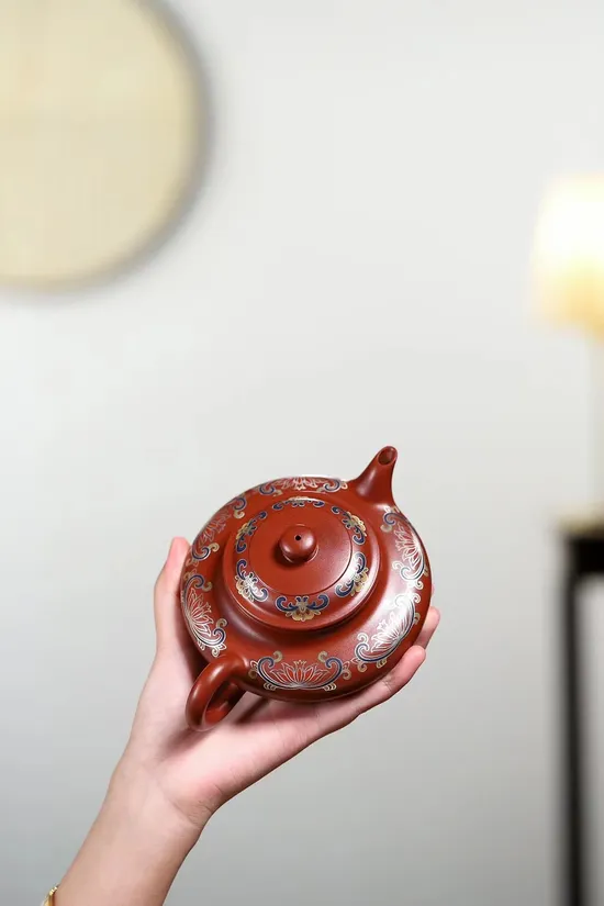 Premium Yixing Zisha Teapot | Authentic Handcrafted Purple Clay Pot 8