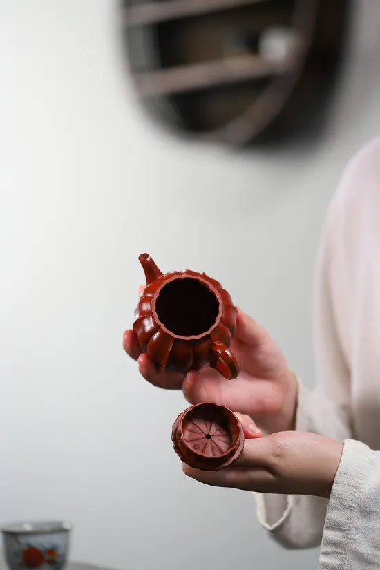 Premium Yixing Zisha Teapot | Handcrafted Purple Clay Artisan Pottery 3