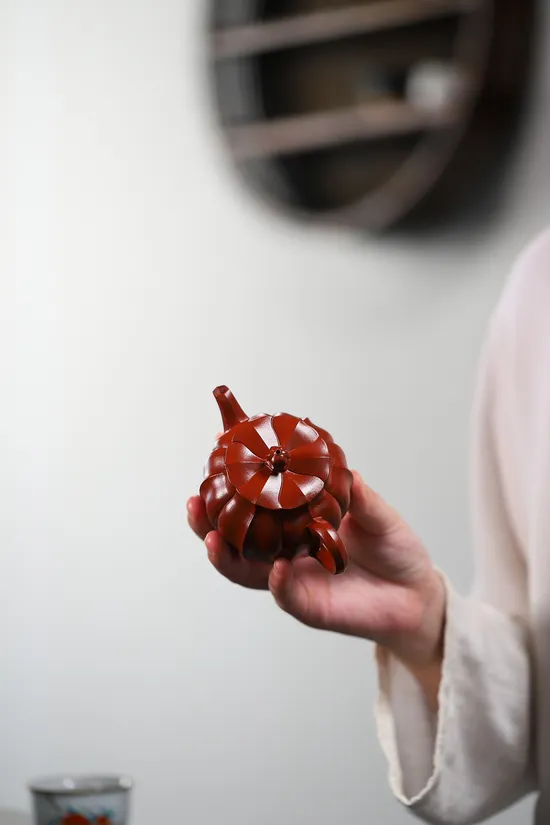 Premium Yixing Zisha Teapot | Handcrafted Purple Clay Artisan Pottery 5