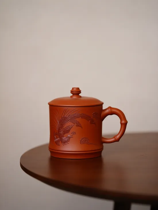 Zisha Teapots: Century Dragon and Phoenix | raw Zhu Ni 1