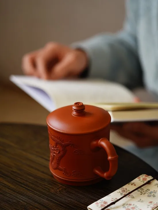 Zisha Teapots: Century Dragon and Phoenix | raw Zhu Ni 2
