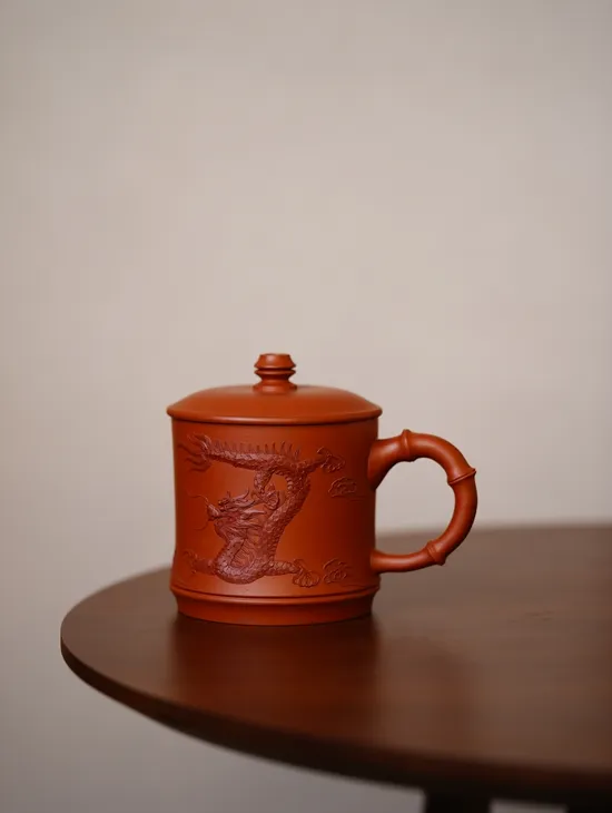 Zisha Teapots: Century Dragon and Phoenix | raw Zhu Ni 7