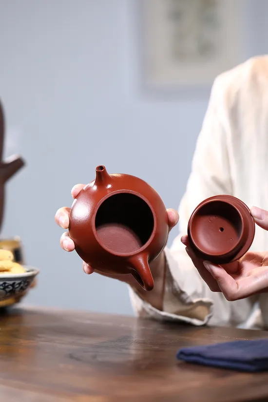Premium Yixing Zisha Teapot | Authentic Handcrafted Clay Artisan Pottery 7