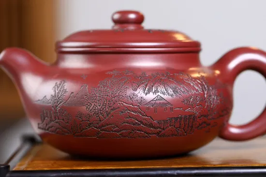 Yixing Zisha Teapot | Dragon Blood Clay | Collector's Edition 9