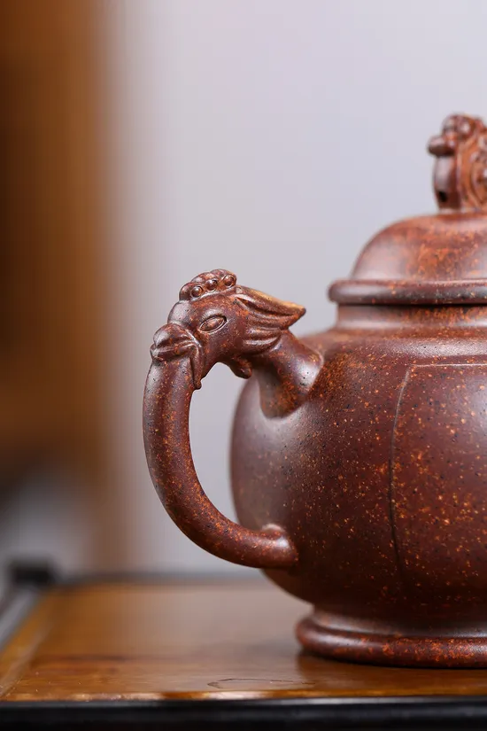 Zisha Teapots: Dragon and Phoenix Auspiciousness | duan clay wood-firing 2