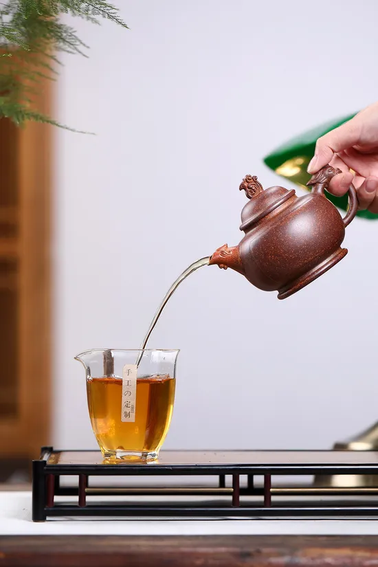 Zisha Teapots: Dragon and Phoenix Auspiciousness | duan clay wood-firing 6