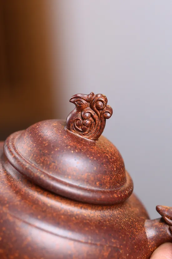 Zisha Teapots: Dragon and Phoenix Auspiciousness | duan clay wood-firing 7